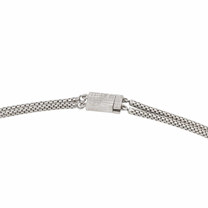 Collier Collier Or blanc Diamant 58 Facettes 3281526CN