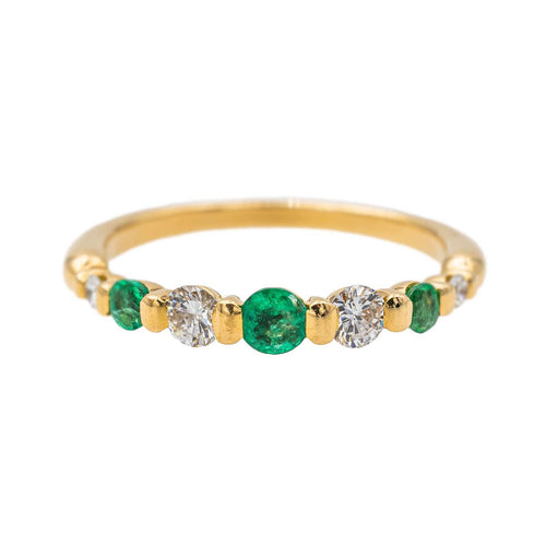 Bague 54 Bague Or jaune Emeraude 58 Facettes 3622952CN