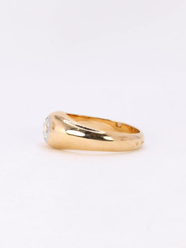 Bague 60 Bague jonc vintage or jaune diamant 58 Facettes 1087.26