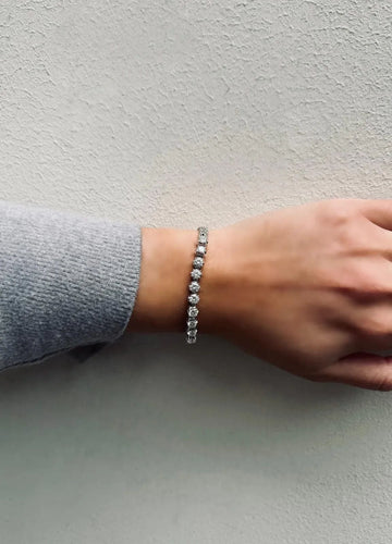 Bracelet Bracelet Or Blanc & Diamants 58 Facettes BO/240008/