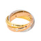Bague 49 Cartier Bague Trinity Or rose, Or jaune, Or blanc Diamant 58 Facettes 4437821CN