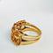 Bague 52 Bague en or jaune et citrines 58 Facettes 5578