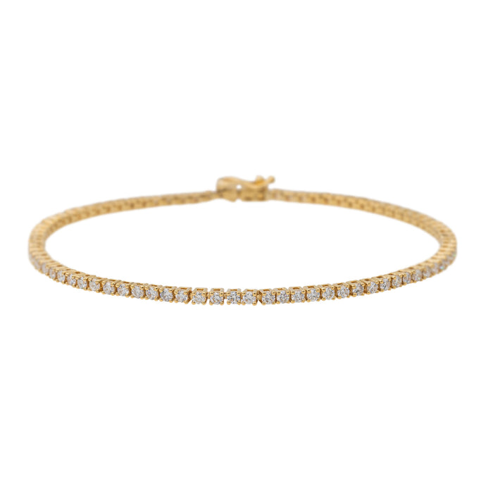 Bracelet Ligne Or jaune Diamant