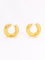 Boucles d'oreilles Boucles d'oreilles Créoles vintage or jaune mat 58 Facettes 1140.1