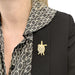 Broche Broche Cartier vintage, "Tortue", or jaune et diamants. 58 Facettes 33394