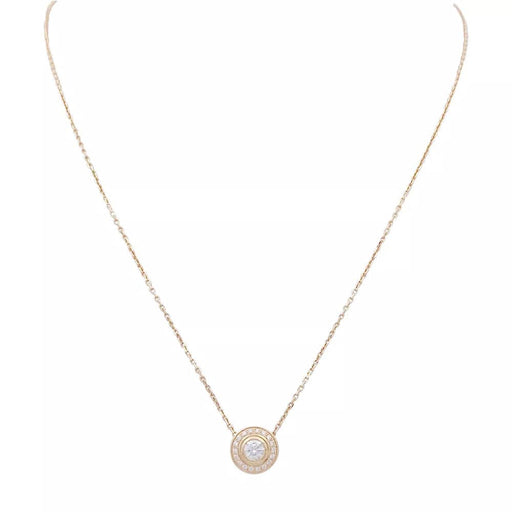 Necklace Cartier “Cartier d’Amour” necklace in pink gold, diamonds. 58 Facettes 33680