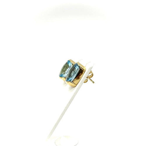 Boucles d'oreilles Boucles d'oreilles or jaune et topaze 58 Facettes Z15B51698