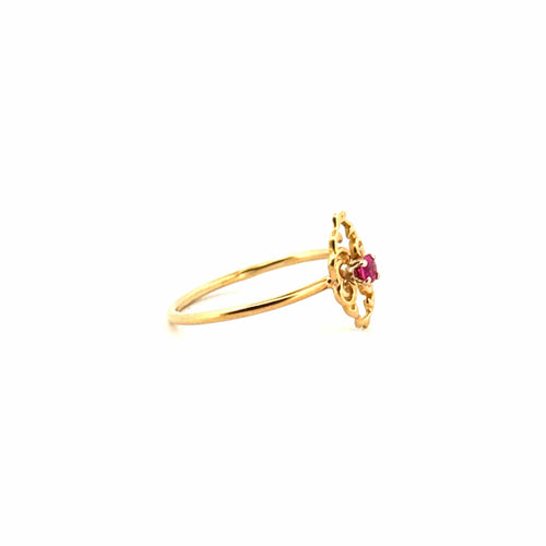 Bague Bague Or jaune et rubis 58 Facettes 72-GS38396-2