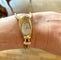 Montre Van Cleef & Arpels - Montre cadenas en or jaune 18 carats et diamants 58 Facettes
