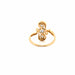 Bague 53 Bague Ancienne or jaune, diamants 58 Facettes 87-GS31274-01