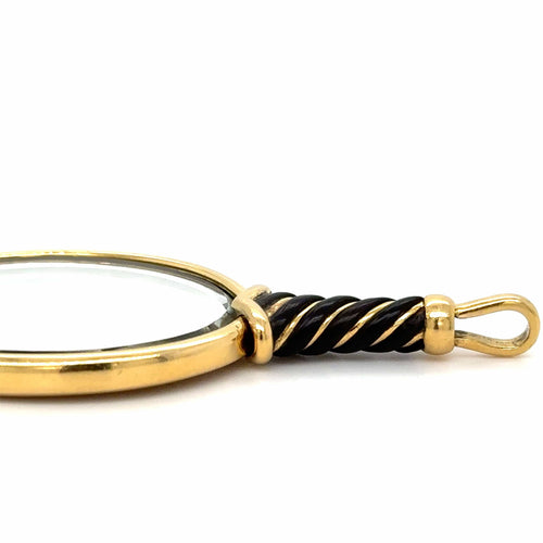 Pendentif PENDENTIF MIROIR TORSADE OR JAUNE 58 Facettes Réf 1.0000002/3