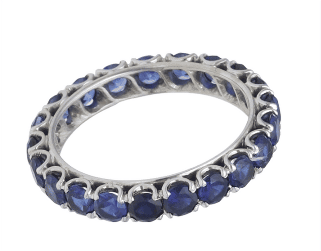 Bague ALLIANCE SAPHIR 58 Facettes 3078