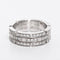 Bague 49 CARTIER - Bague Tank or blanc et diamants 58 Facettes 89048