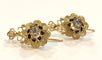 Boucles d'oreilles Boucles d'oreilles anciennes or jaune diamants et perles 58 Facettes