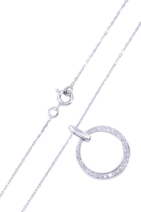 Collier collier moderne or blanc diamants 58 Facettes 092931