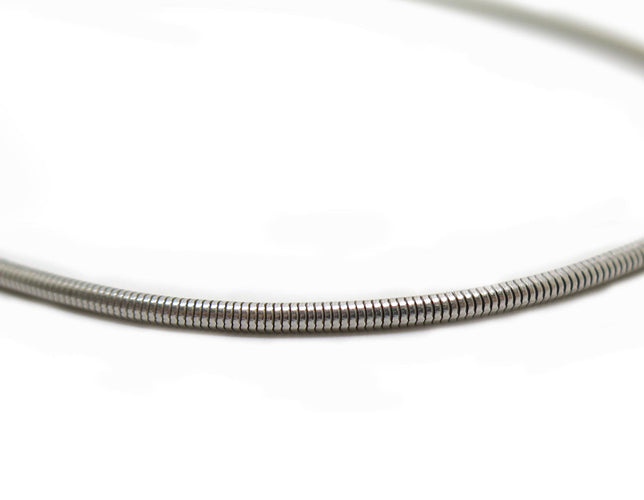 Collier Chaîne serpent - Or blanc 58 Facettes