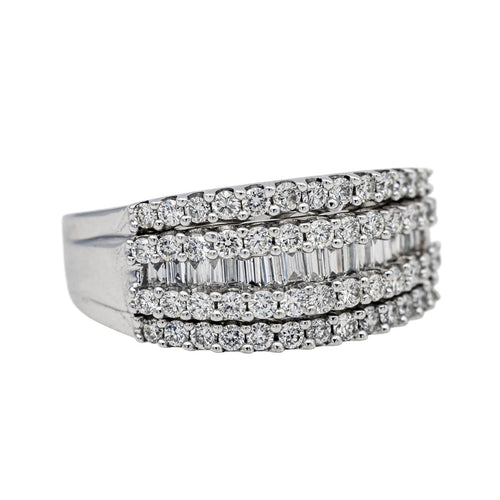 Bague 53 Bague Or blanc Diamant 58 Facettes 3858359RV