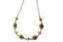 Collier Collier Ancien Draperie Or Jaune et Saphir 58 Facettes
