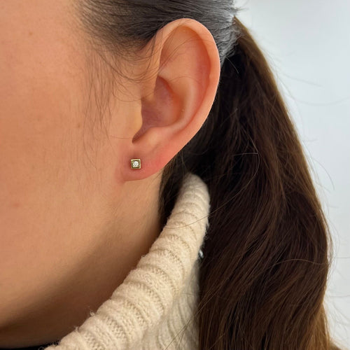 Boucles d'oreilles Boucles d’oreilles or jaune diamant 58 Facettes