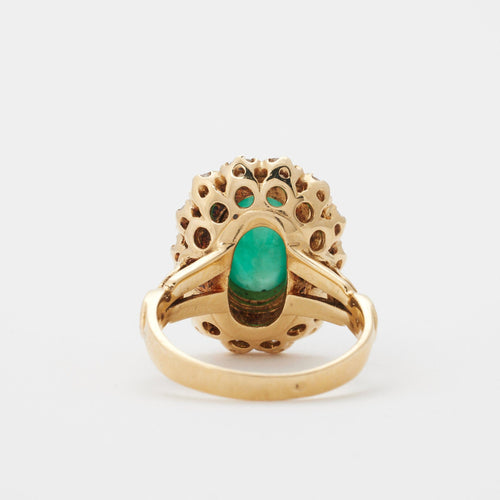 Bague 54 Bague émeraude et diamants 58 Facettes