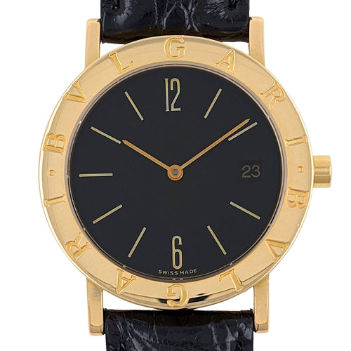 Montre Bulgari Bulgari BB33GL 18k Yellow Gold Gerald Genta Design Roman Coin Monete bulgari 58 Facettes