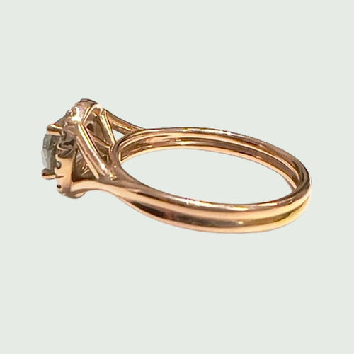 Bague 53 Bague Or jaune Diamants 58 Facettes Q856A