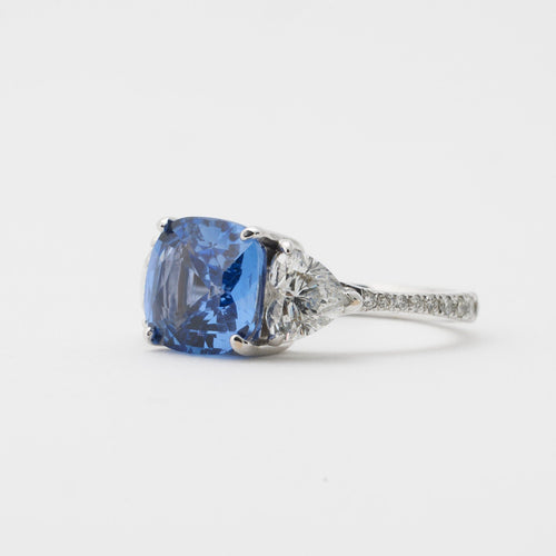 Bague 51 Bague saphir diamants 58 Facettes