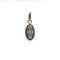Pendentif Ovale - Or Bi-Colore & Diamants