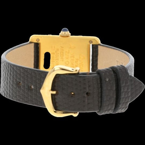 Montre Cartier Montre Tank Vermeil 58 Facettes MT42666