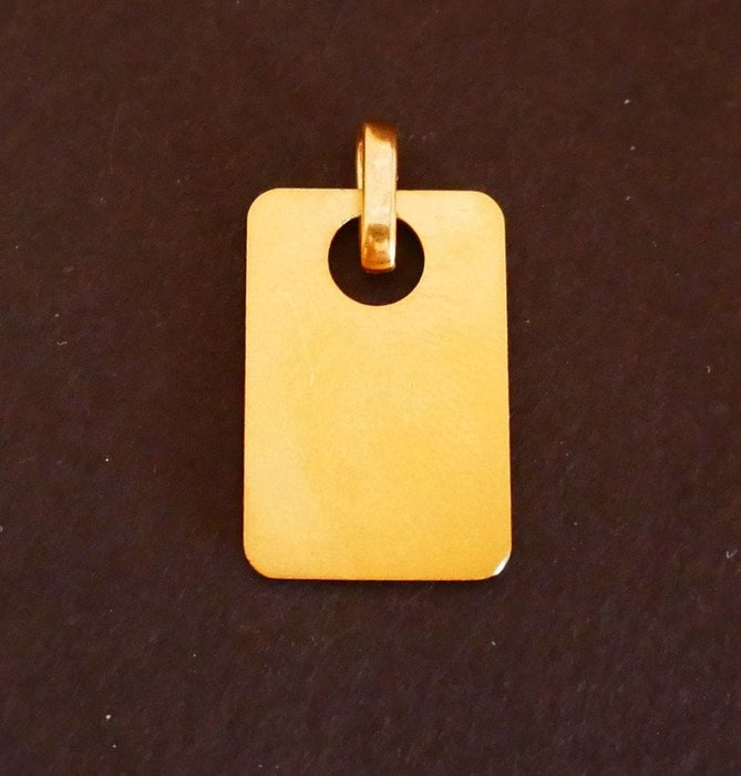 Pendentif AUGIS - Médaille d'Amour Diamant et Rubis, Or 58 Facettes