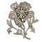 Broche BROCHE STYLE RÉTRO PÉRIODE 1950-1945 PLATINE AVEC DIAMANTS 58 Facettes A2684