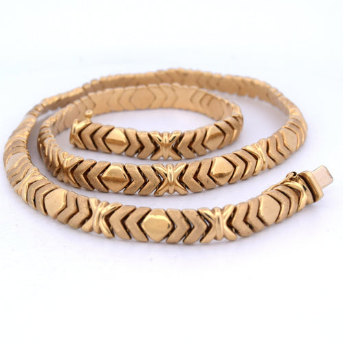 Collier vintage en or jaune