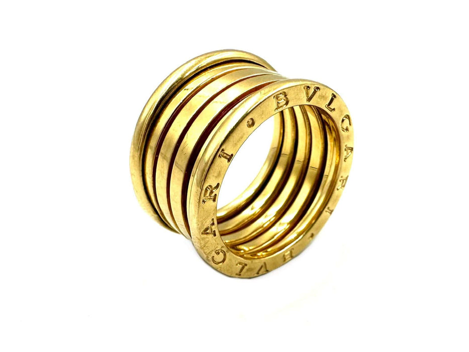 Bague 58 BVLGARI - Collection Bzero1, bague or jaune n°58 58 Facettes