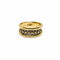 Bague 57 Bague jonc or jaune diamants 0,72ct 58 Facettes