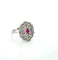 Bague 60 Bague - Bague en platine avec rubis et diamants 58 Facettes