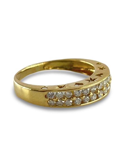 Bague 56 Bague or et diamants 0,60 ct 58 Facettes