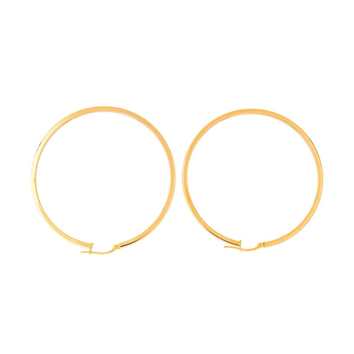 Boucles d'oreilles Boucles d'oreilles Créoles  Or jaune 58 Facettes 4615246CN