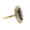 Bague 53 Bague vintage saphirs & diamants 58 Facettes