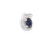 Pendentif Pendentif entourage en or blanc avec diamants et saphir 58 Facettes 2016