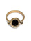 Bague 52 Bague Bulgari Réversible or rose onyx et nacre 58 Facettes 1069