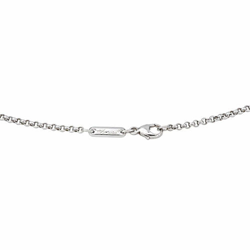 Collier Chopard Collier   Happy Diamond  Or blanc Diamant 58 Facettes 4376974CN
