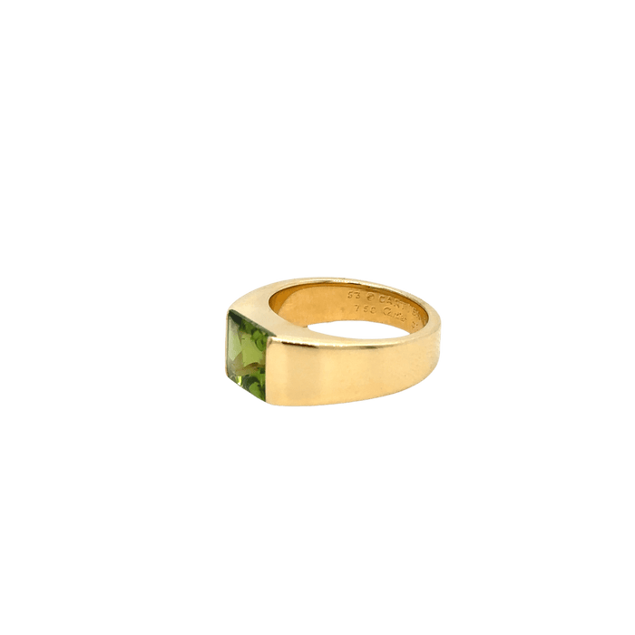 Bague 53 CARTIER - Bague Tank péridot or jaune 58 Facettes 1.0000204/1