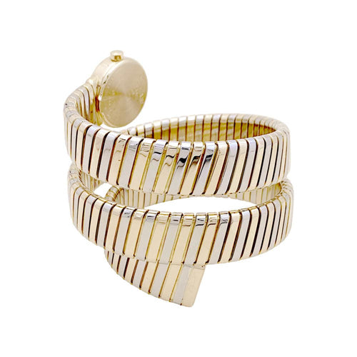 Montre Montre Bulgari, "Tubogas BB 19", deux ors. 58 Facettes 35046