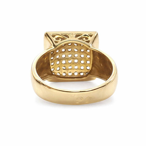 Bague 57 Bague en or jaune & diamants 58 Facettes