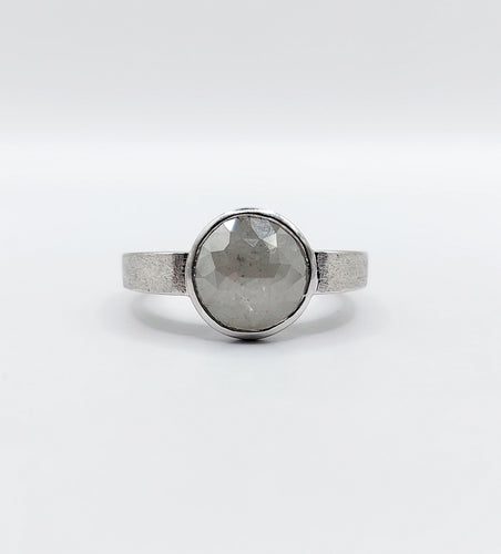Bague 52 Bague joaillier PAGLIANI or gris diamant gris de 3,50 carats 58 Facettes A01232