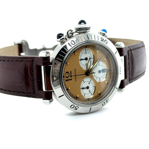 Montre Cartier - Montre Homme Modèle Pasha 58 Facettes 1.0000390/1