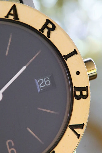 BULGARI - Montre Bulgari Or & Acier – Référence BB-33 SGL