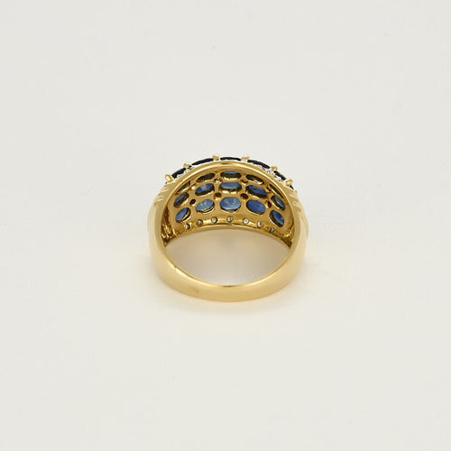 Bague 53 Bague en Or jaune & blanc 18k 58 Facettes DINA0288