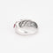 Bague 56 Bague or blanc, diamants et rubis 58 Facettes CRE0041X3