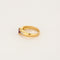 Bague 53 Bague or jaune, rubis et diamants 58 Facettes LP1319/11